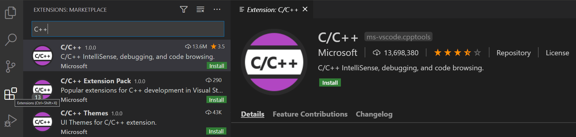 C/C++ 扩展